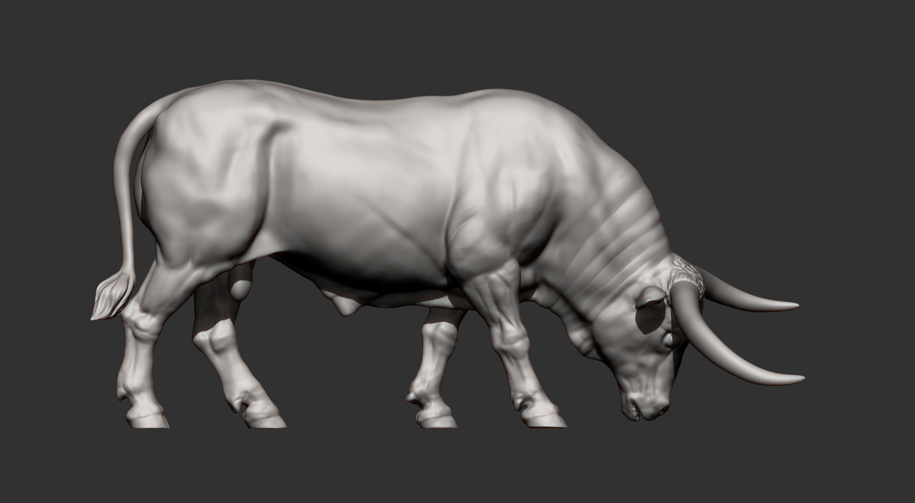 Texas Longhorn 3D print model_11