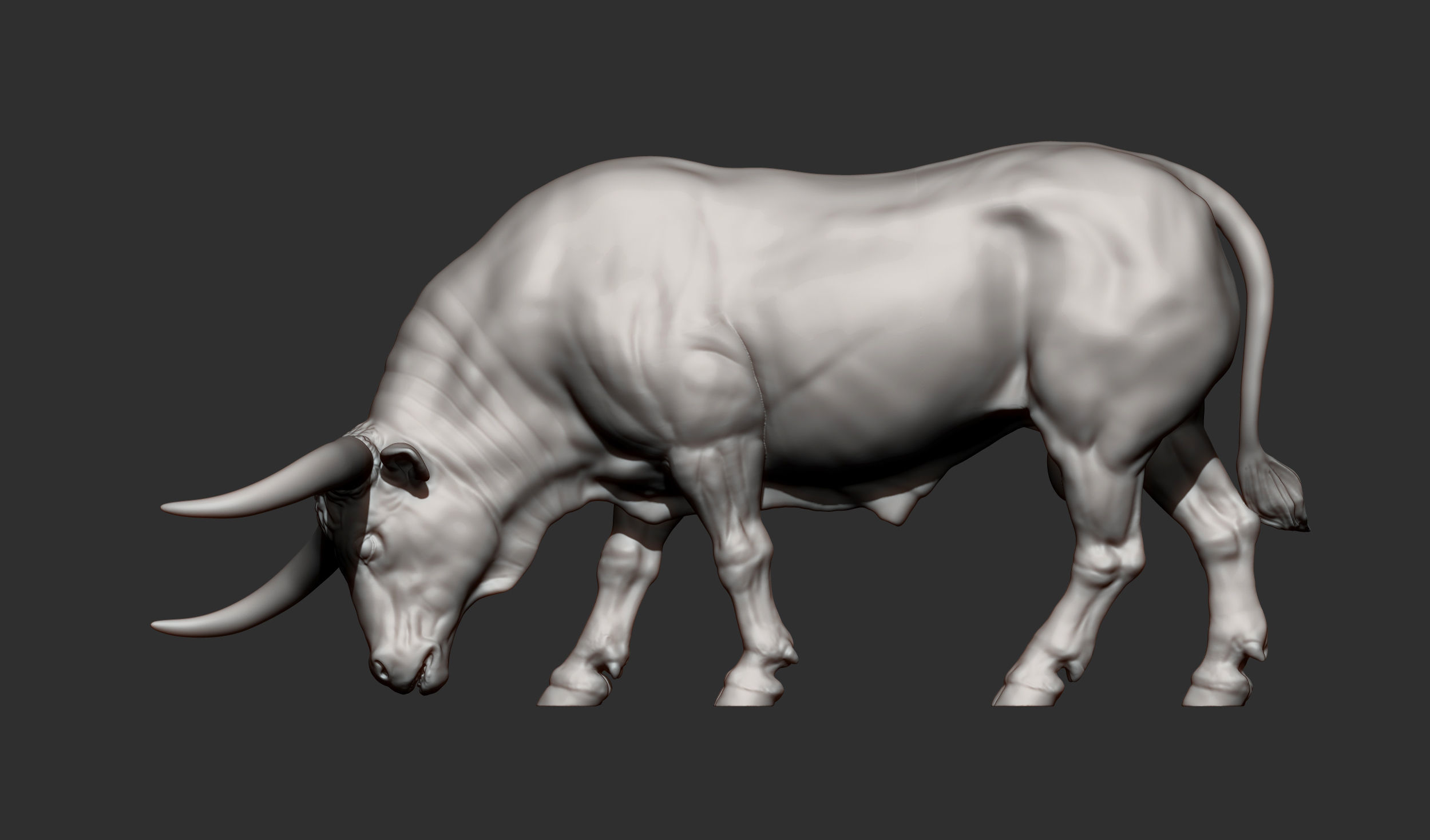 Texas Longhorn 3D print model_12