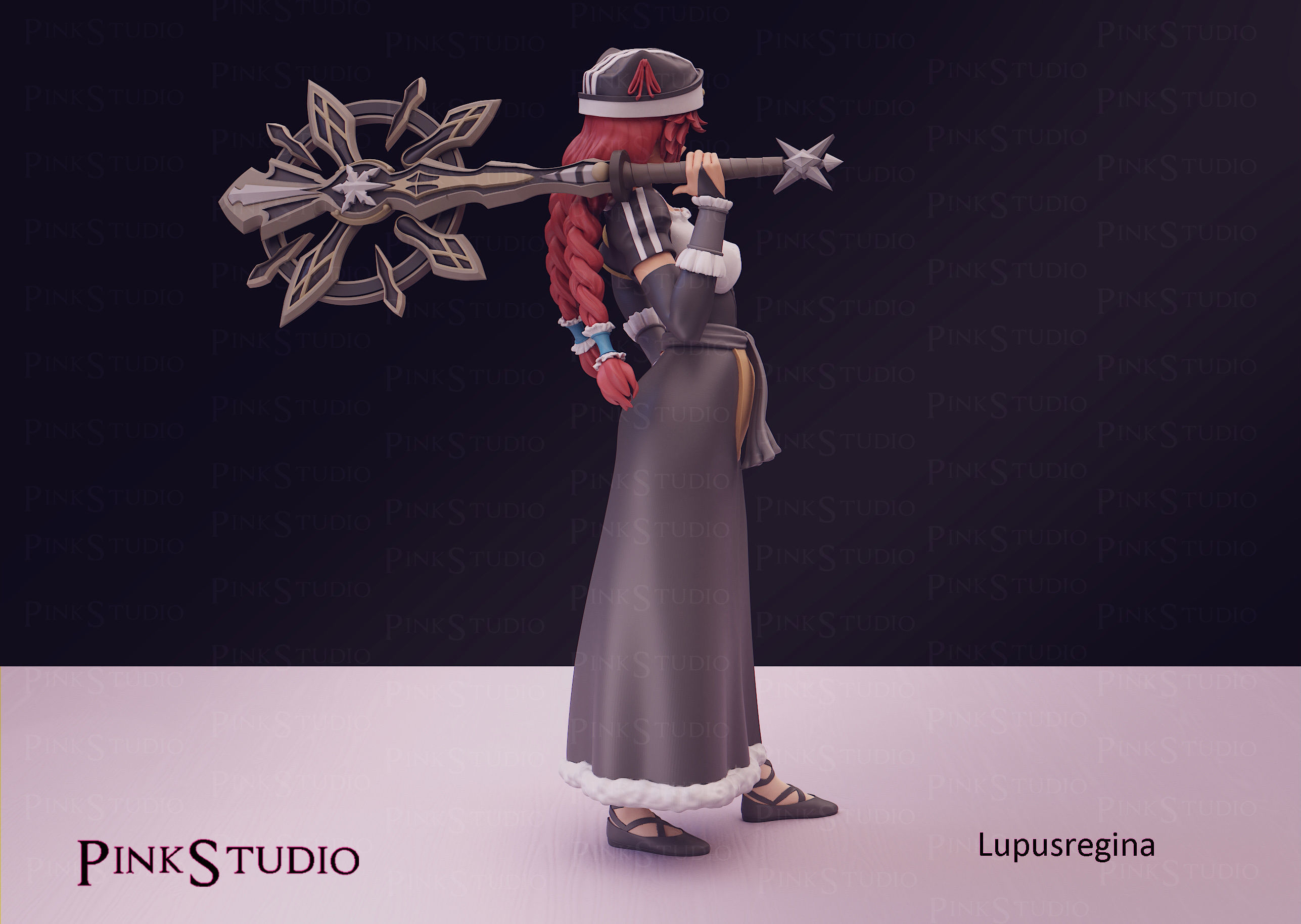 Overlord - lupusregina beta 3D print model_3