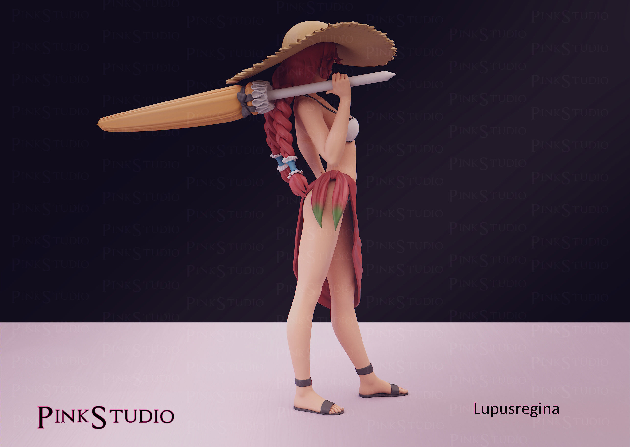 Overlord - lupusregina beta 3D print model_4