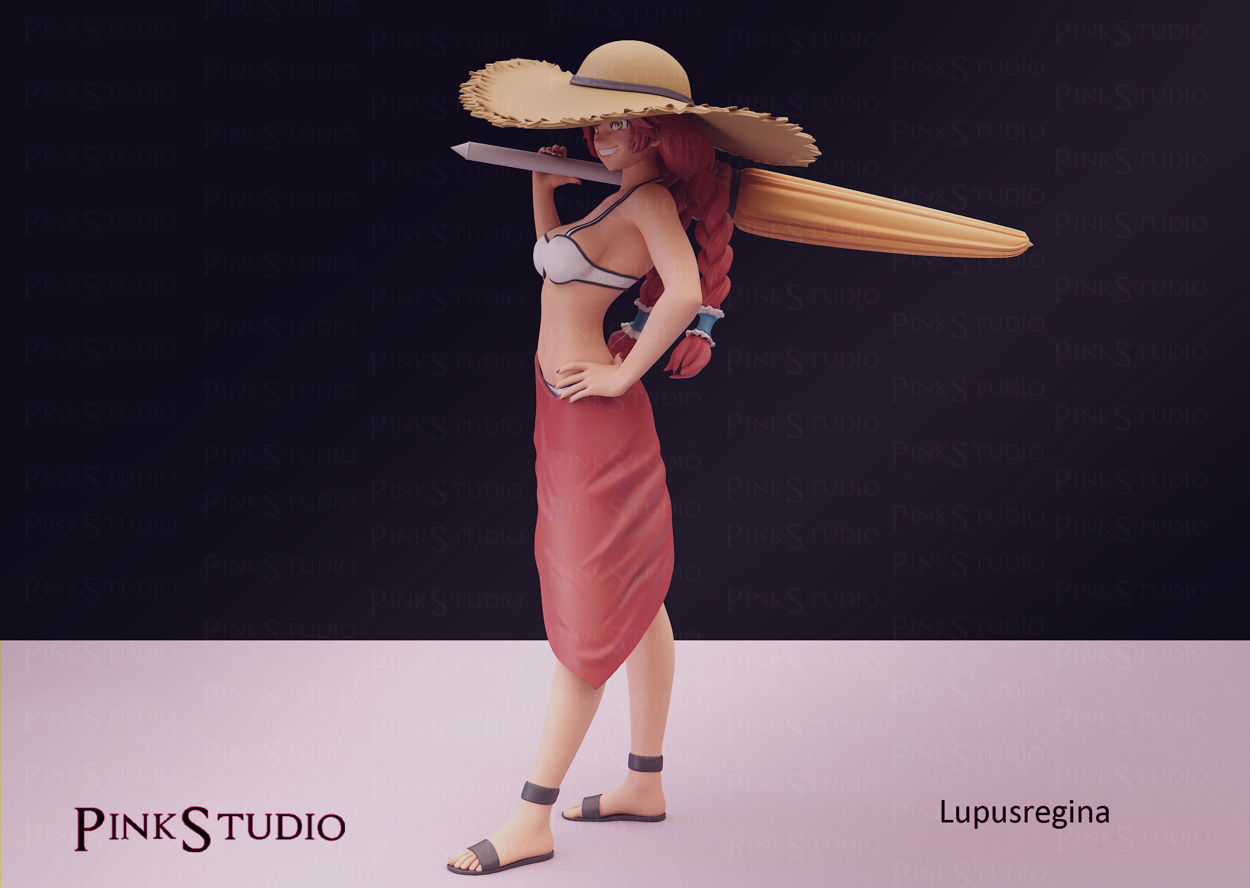 Overlord - lupusregina beta 3D print model_8