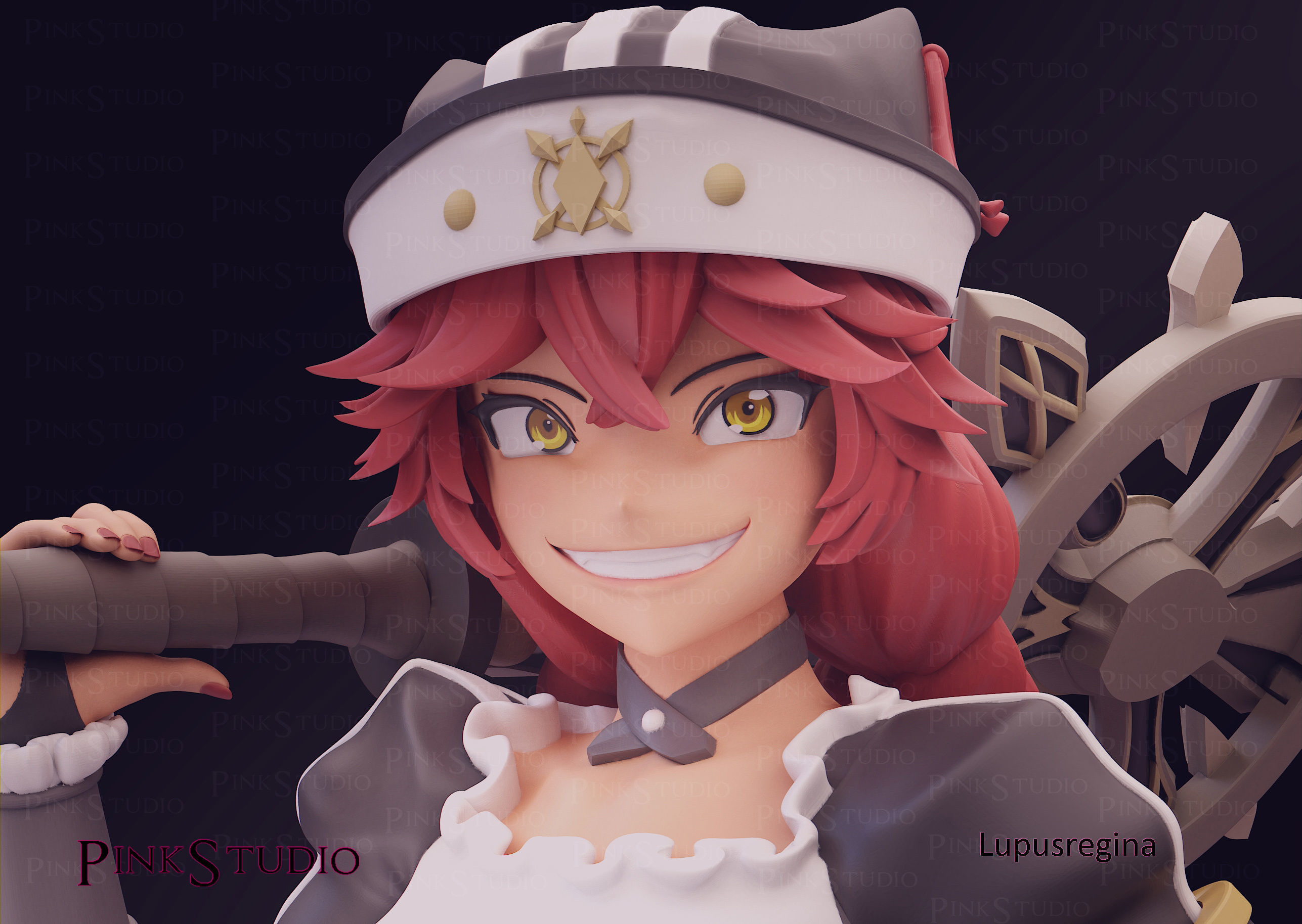 Overlord - lupusregina beta 3D print model_10