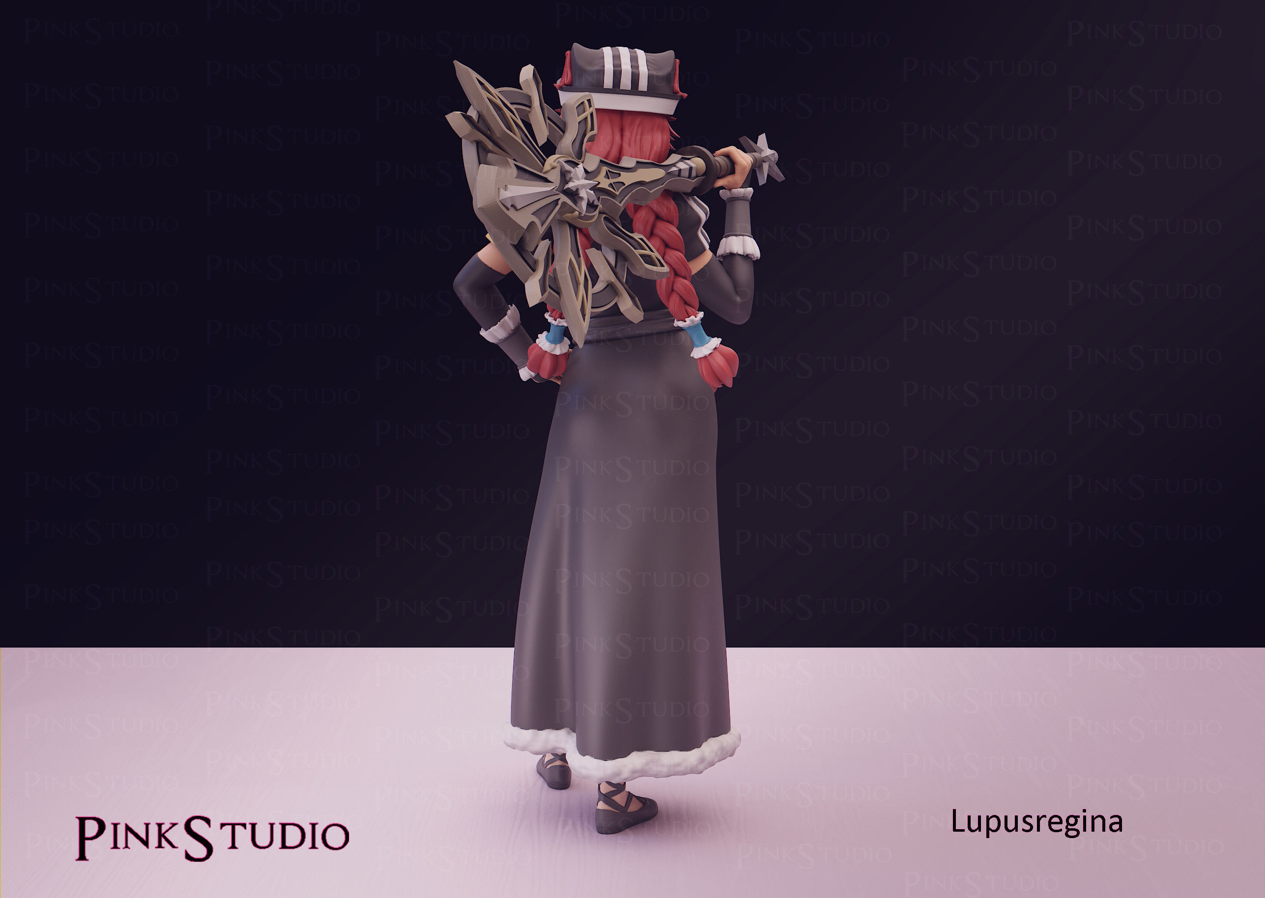 Overlord - lupusregina beta 3D print model_5