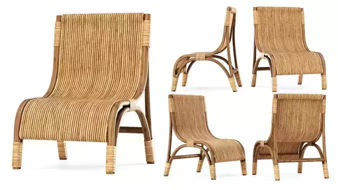 Elli Rattan Dining Chair 