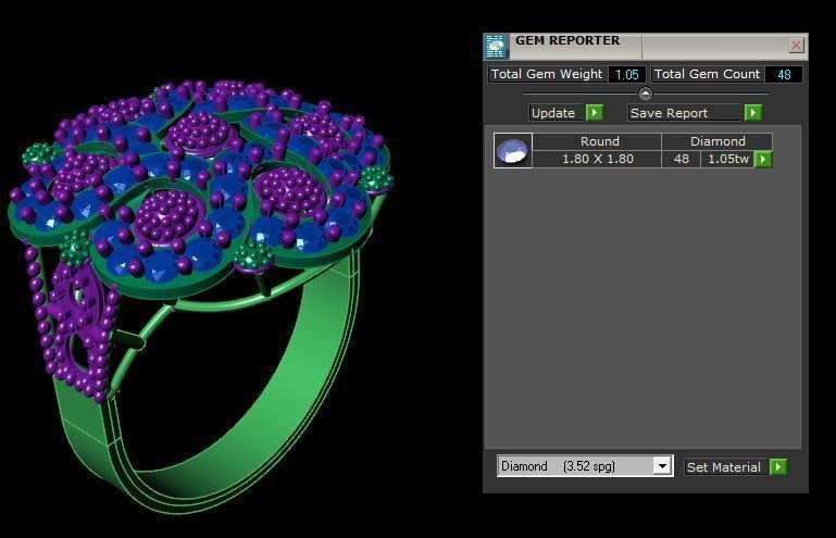 Rings 3D print model_3