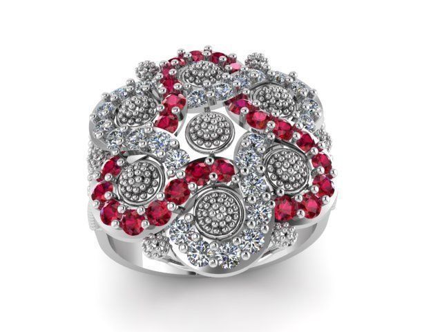 Rings 3D print model_1