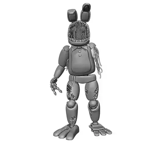 Withered Bonnie 3D print model