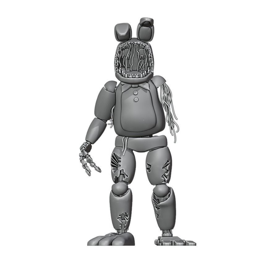 Withered Bonnie 3D print model_6