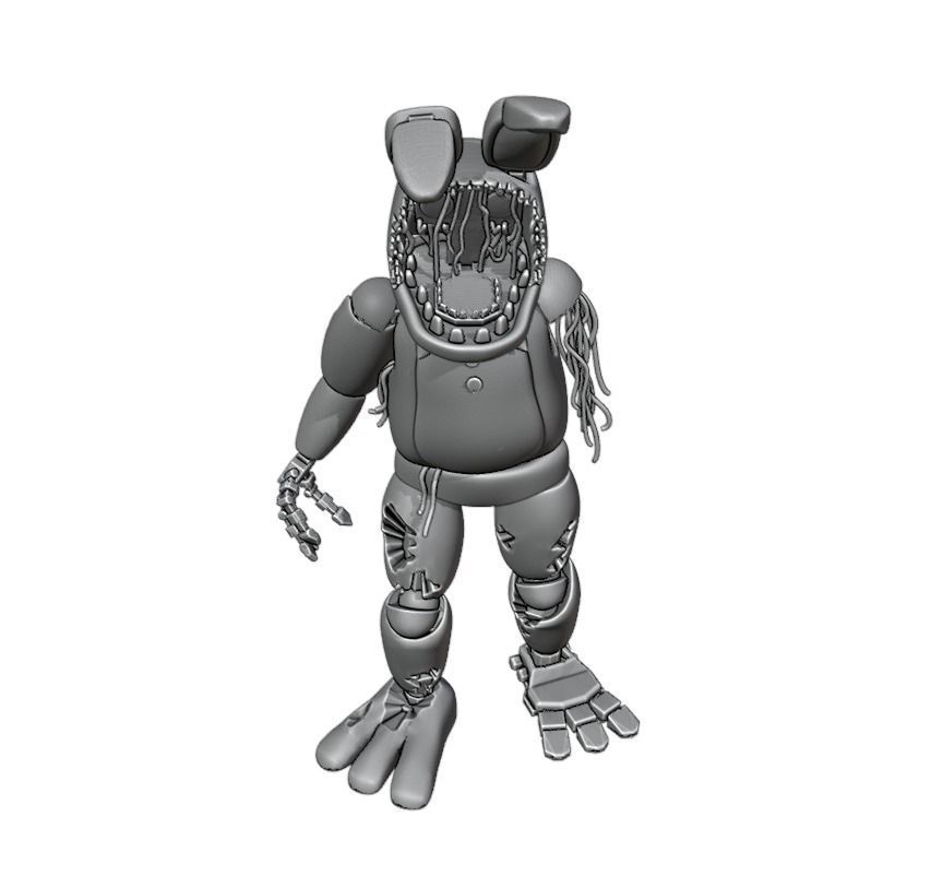 Withered Bonnie 3D print model_3