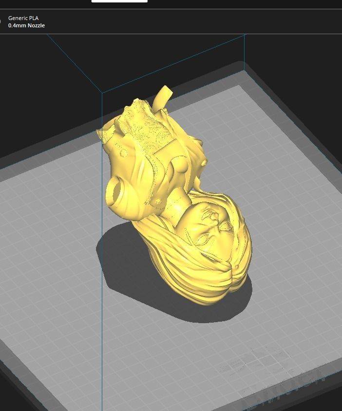 Tiffany woman in wedding dress 3D print model_4