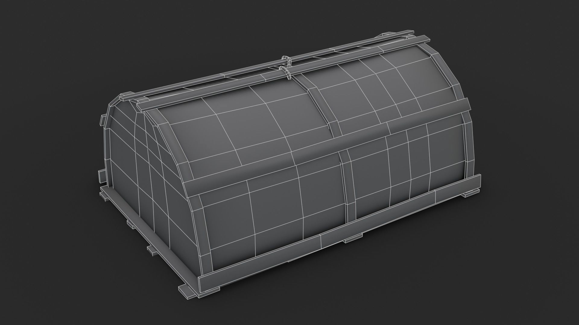 Crab Trap 02 Low-poly 3D model_20