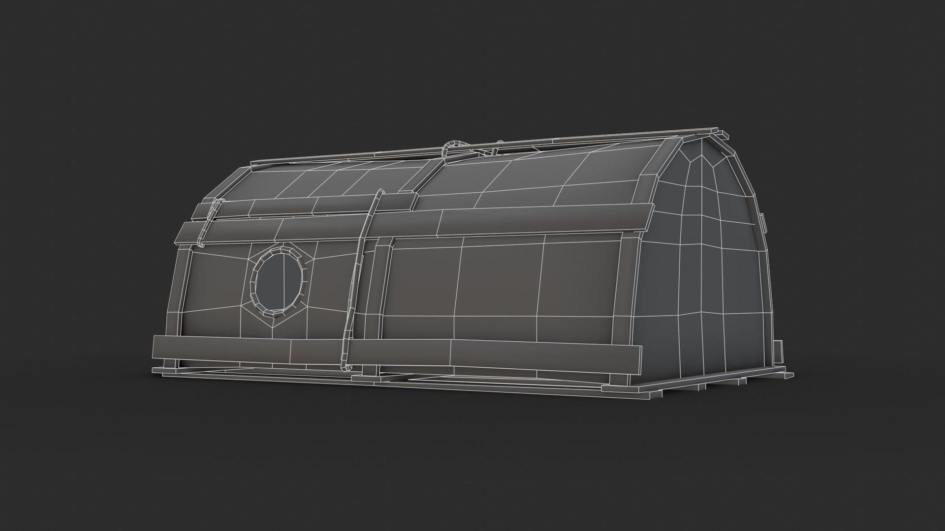 Crab Trap 02 Low-poly 3D model_23