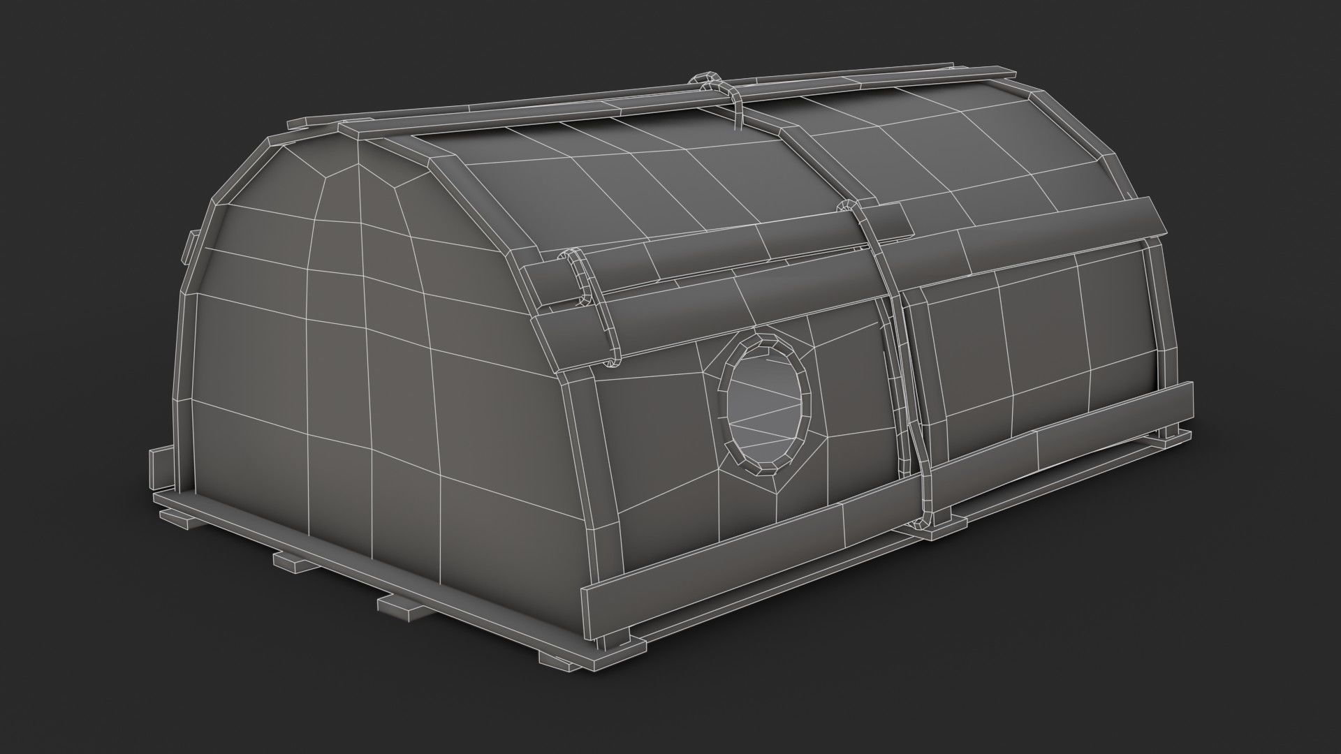Crab Trap 02 Low-poly 3D model_25