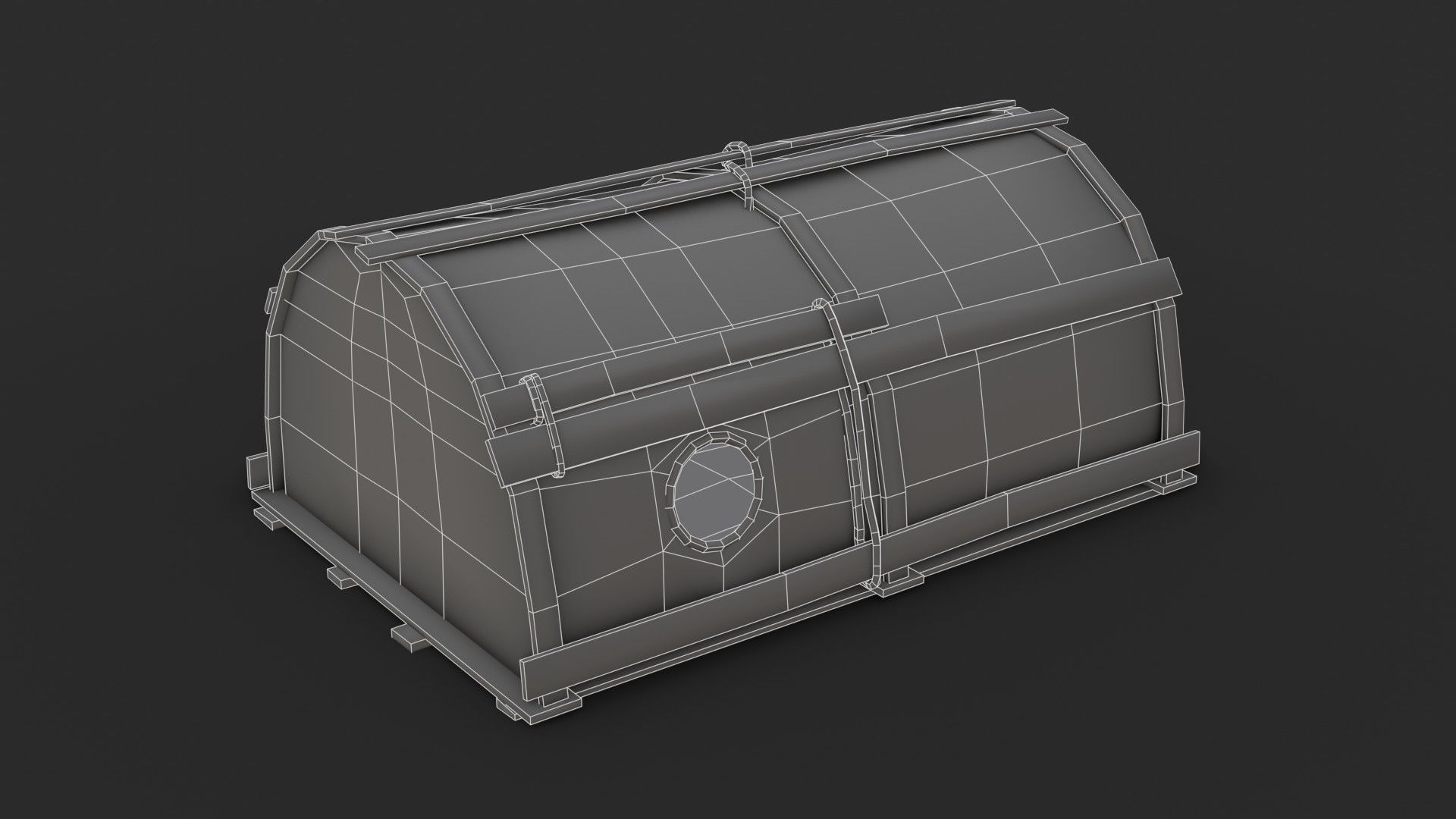 Crab Trap 02 Low-poly 3D model_16
