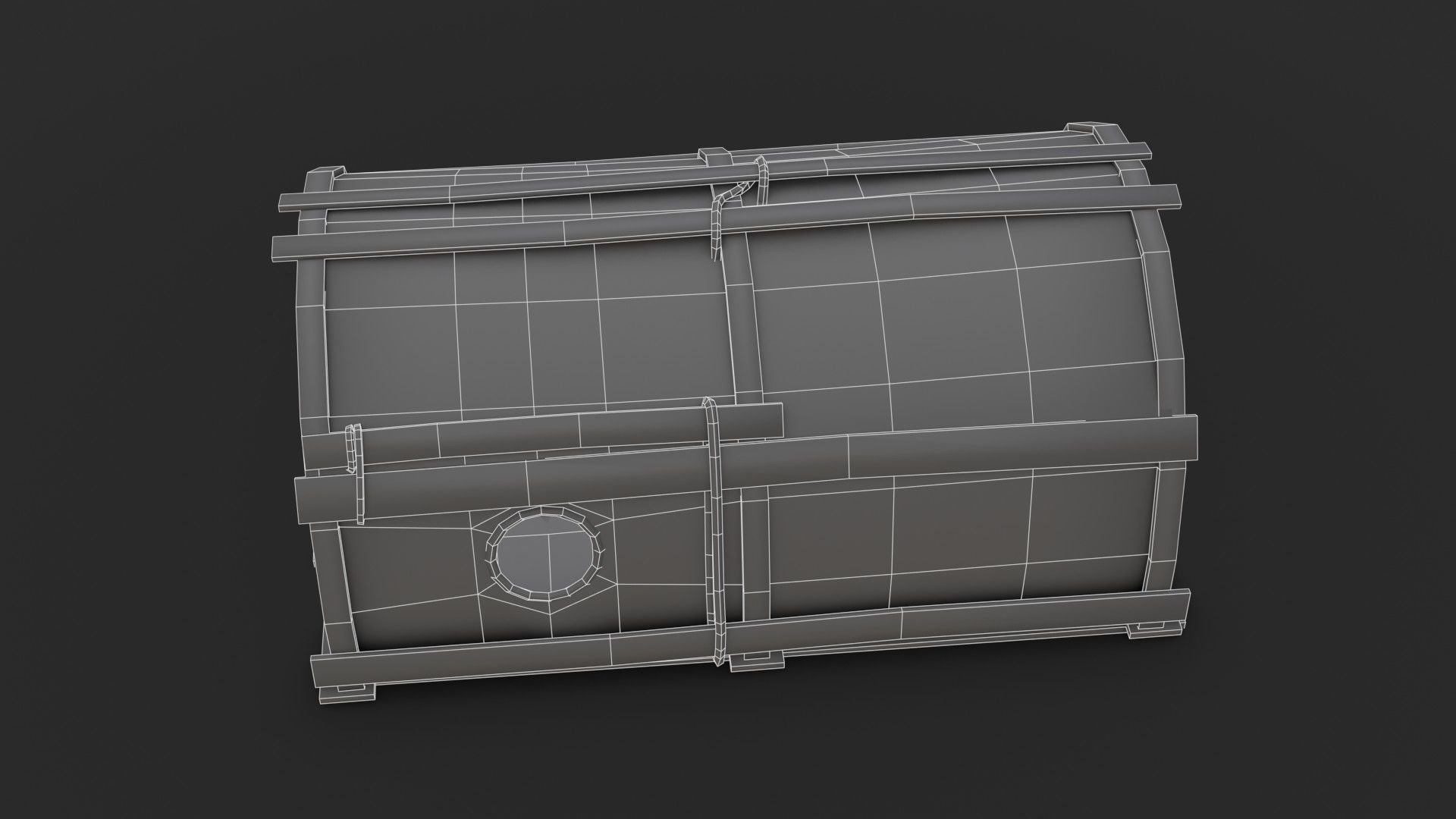 Crab Trap 02 Low-poly 3D model_24