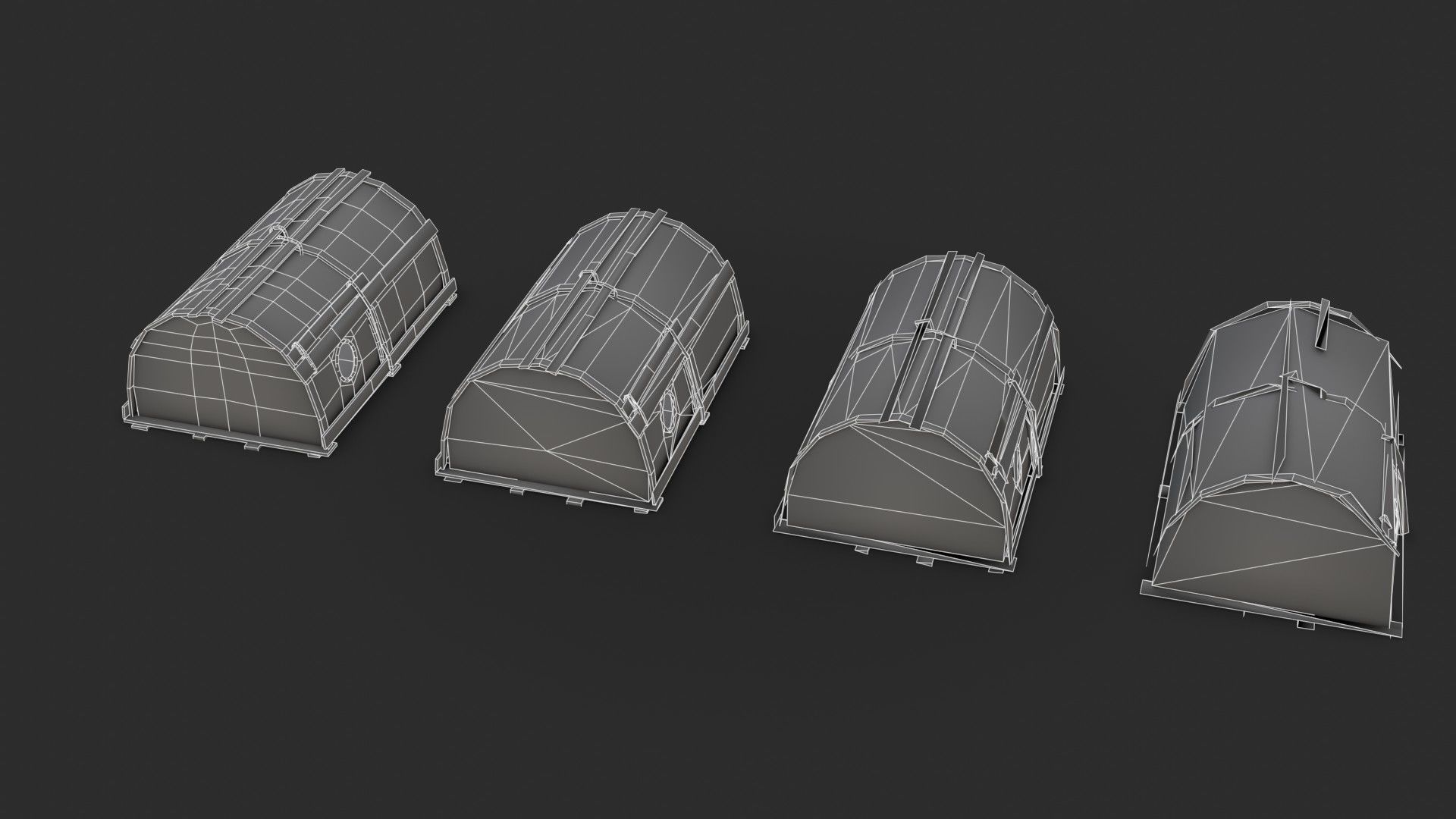 Crab Trap 02 Low-poly 3D model_13