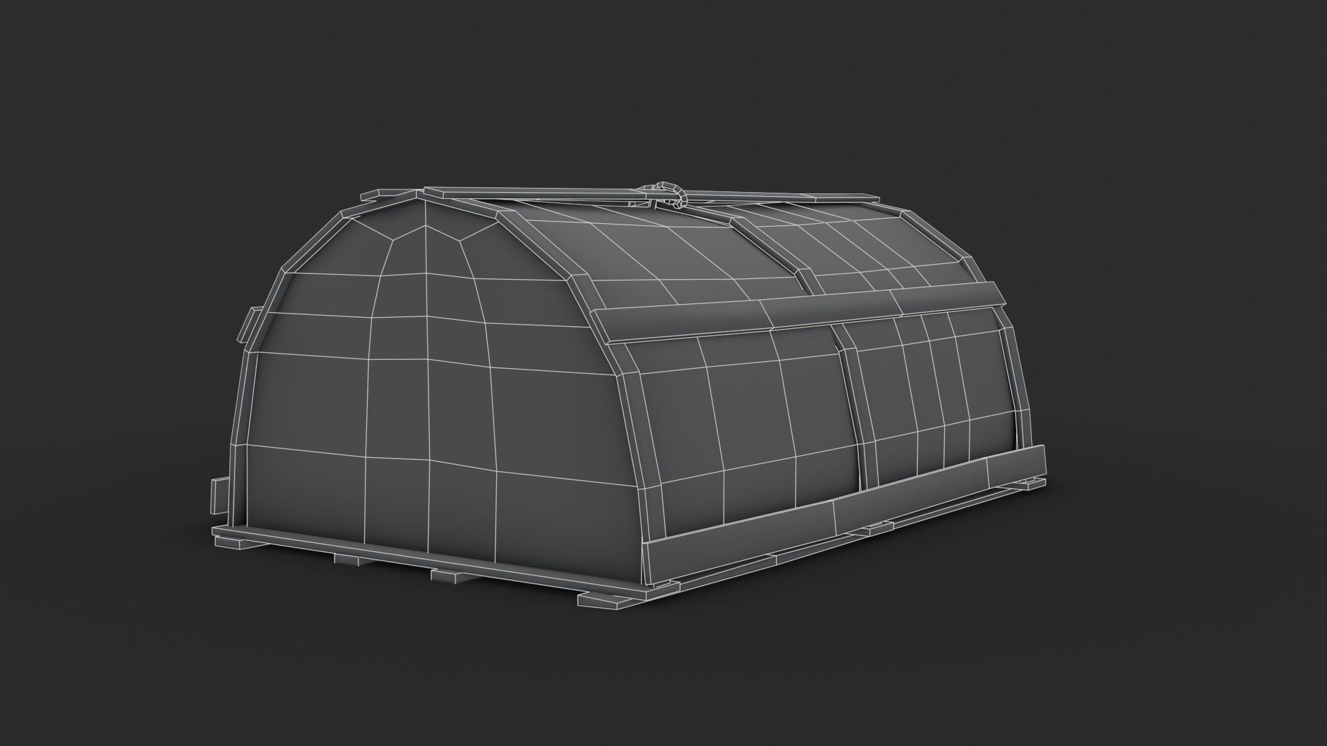 Crab Trap 02 Low-poly 3D model_21