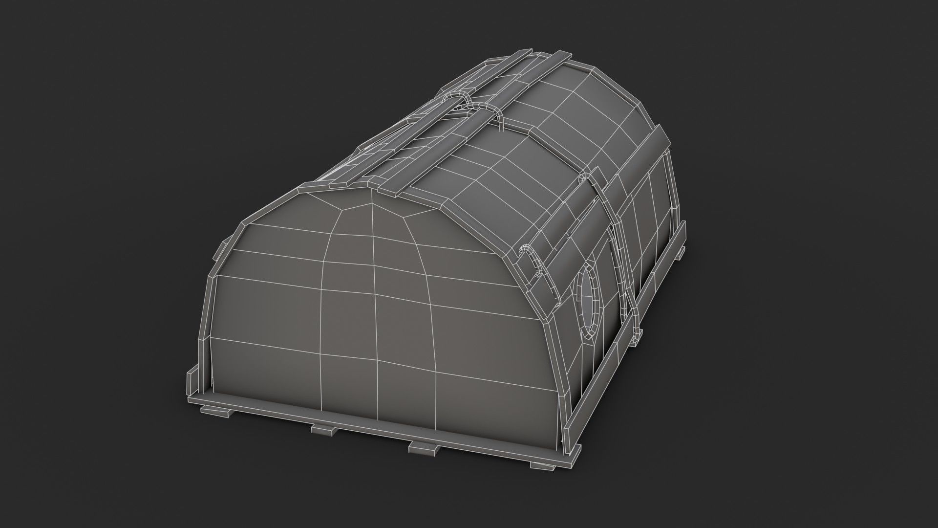 Crab Trap 02 Low-poly 3D model_17