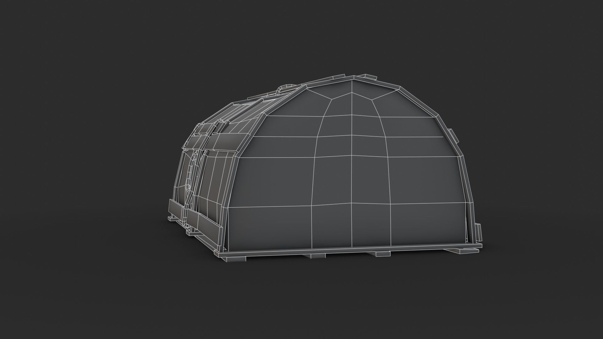 Crab Trap 02 Low-poly 3D model_22