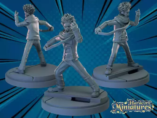 MARVEL CRISIS PROTOCOL HITOSHI PRESUPPORTED INCLUDED 3D print model