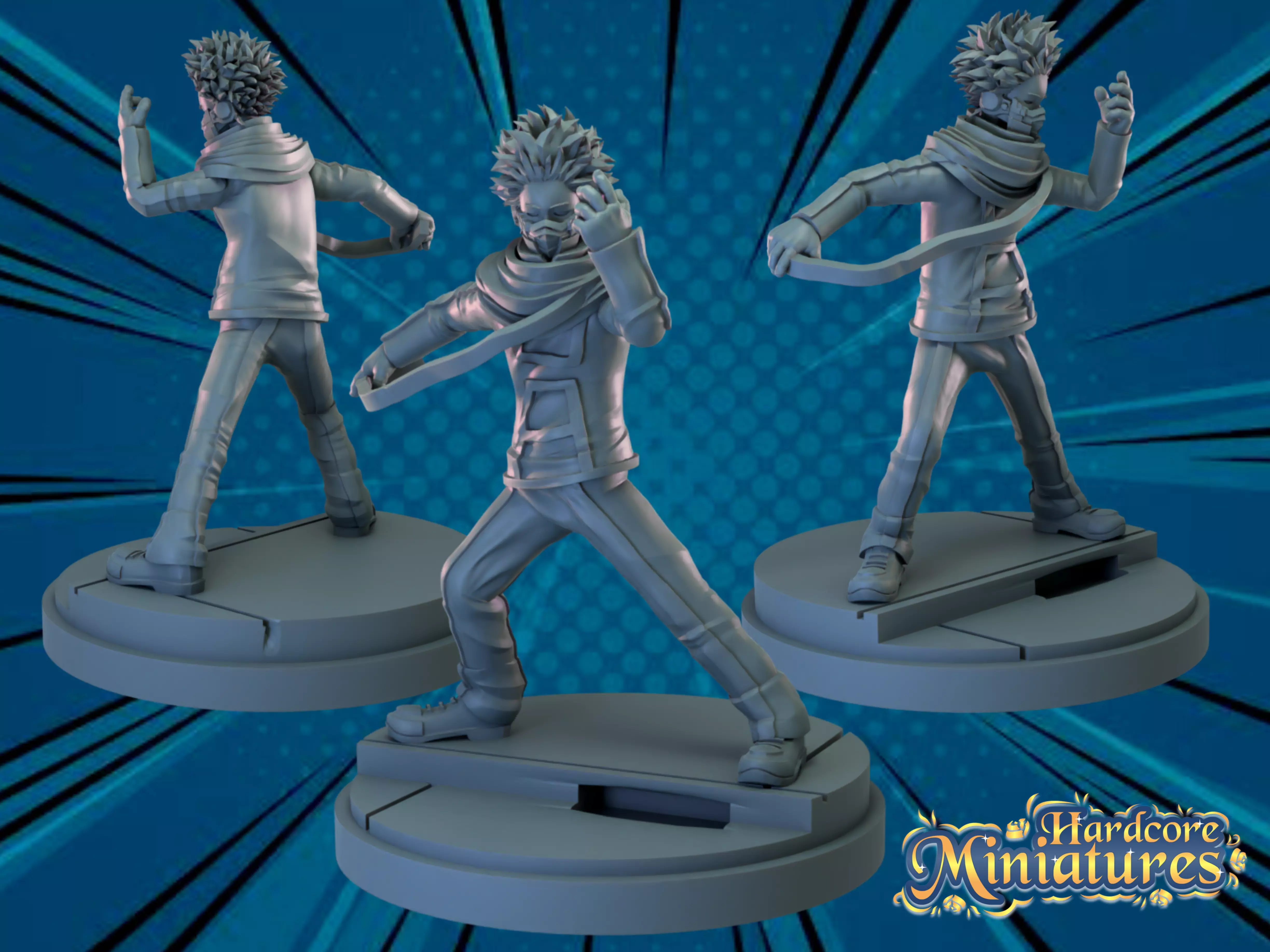 MARVEL CRISIS PROTOCOL HITOSHI PRESUPPORTED INCLUDED 3D print model