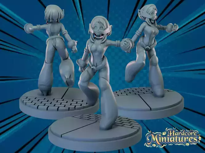 MARVEL CRISIS PROTOCOL OCHACO PRESUPPORTED INCLUDED 3D print model