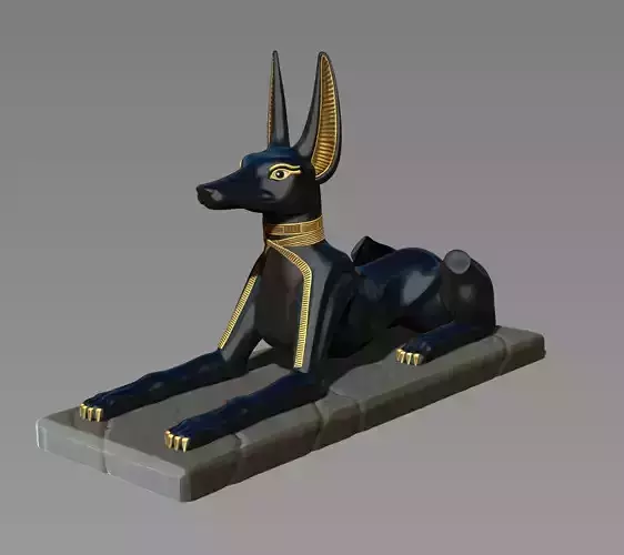 Anubis Shrine - CNC and 3D print model