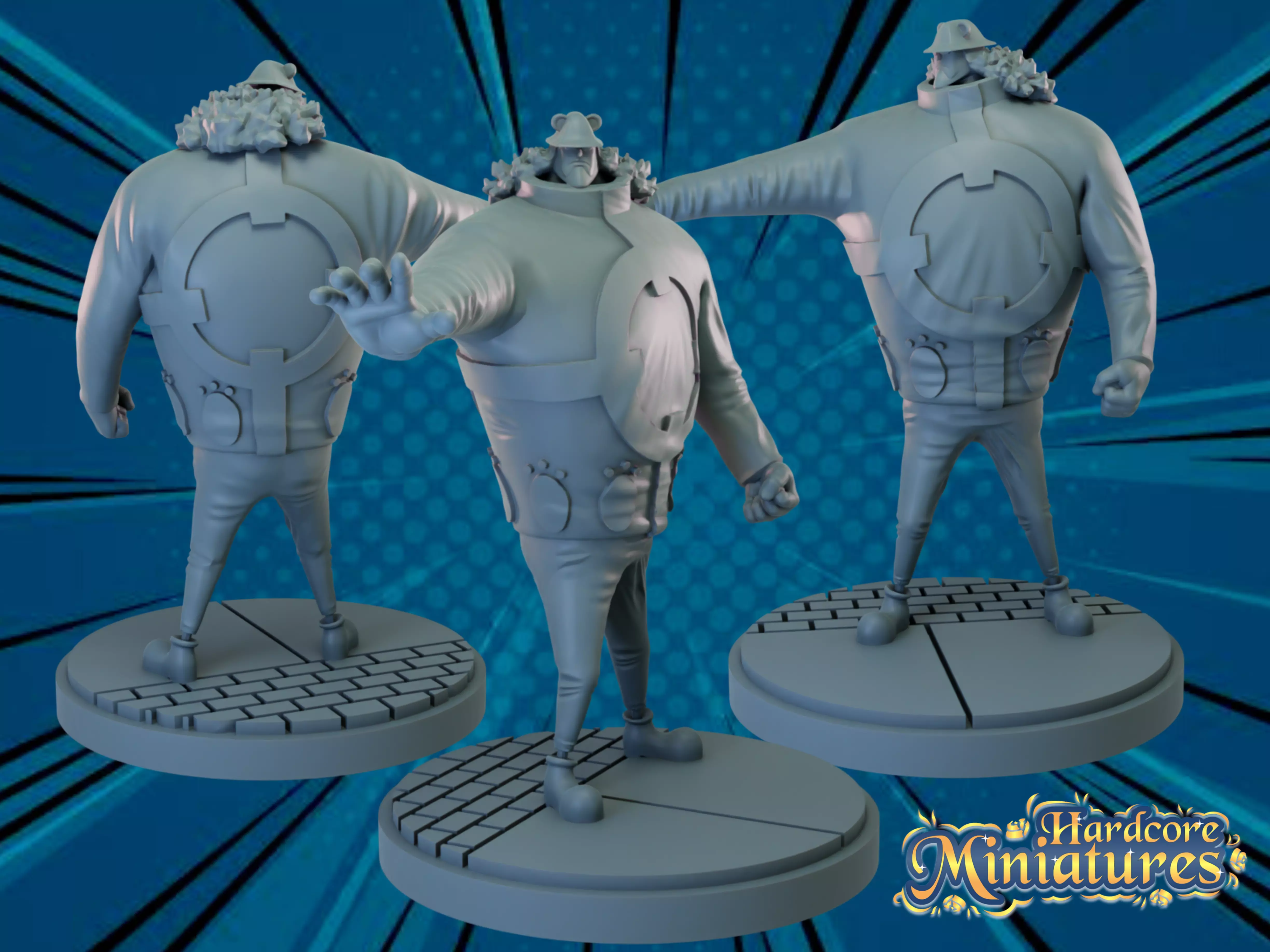 MARVEL CRISIS PROTOCOL PACIFISTA PRESUPPORTED INCLUDED 3D print model_0