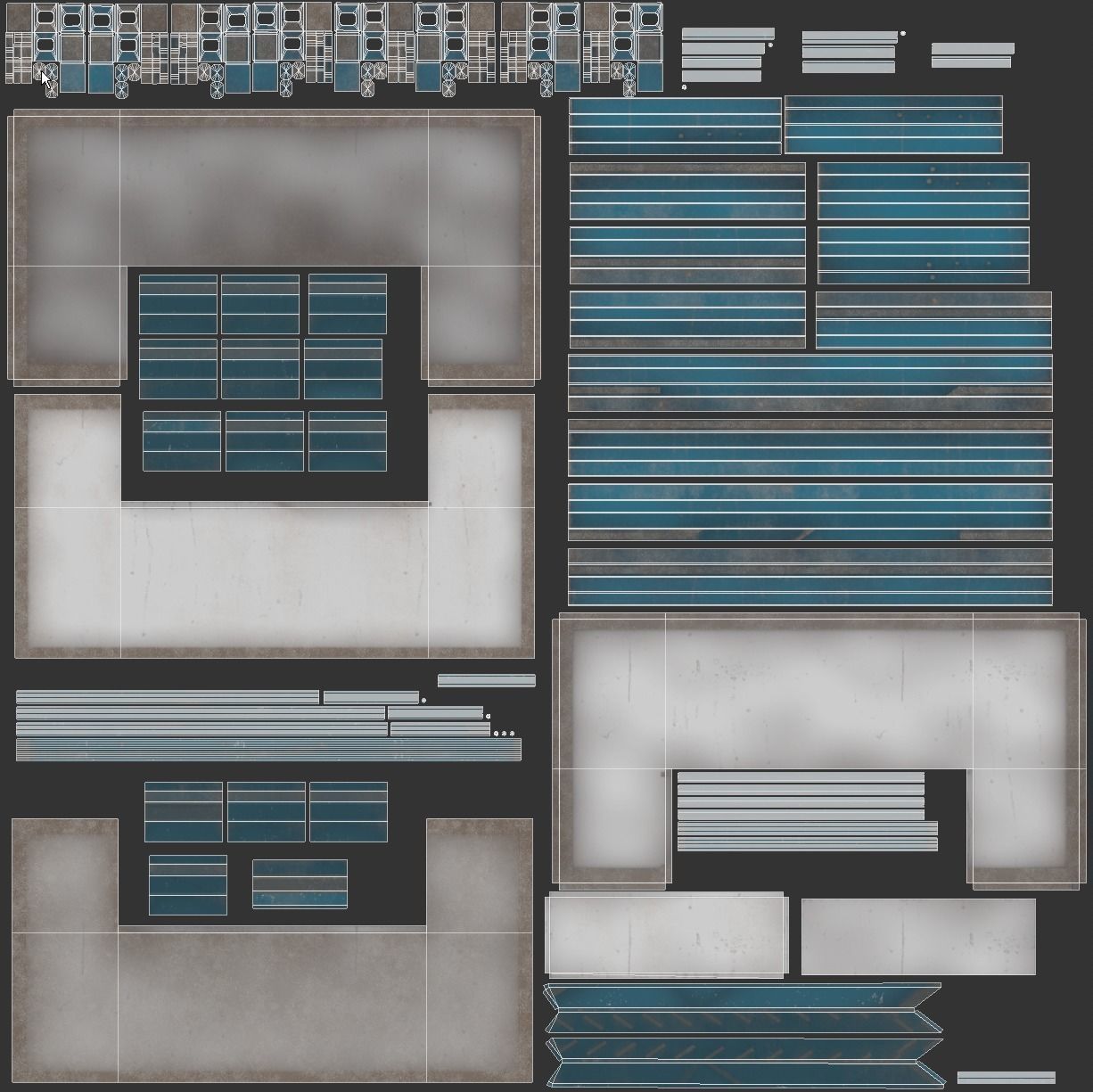 Construction Site Office Game Ready Low-poly 3D model_10