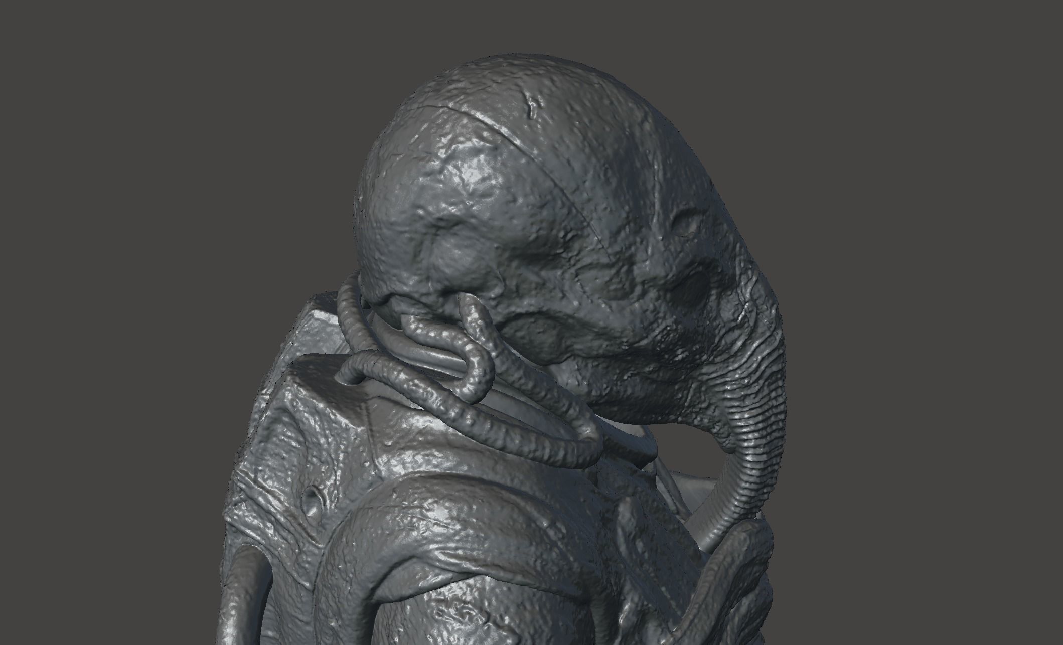 PROMETHEUS ENGINEER - COVENANT SPACE JOCKEY Aliens Fireteam STL 3D print model_9