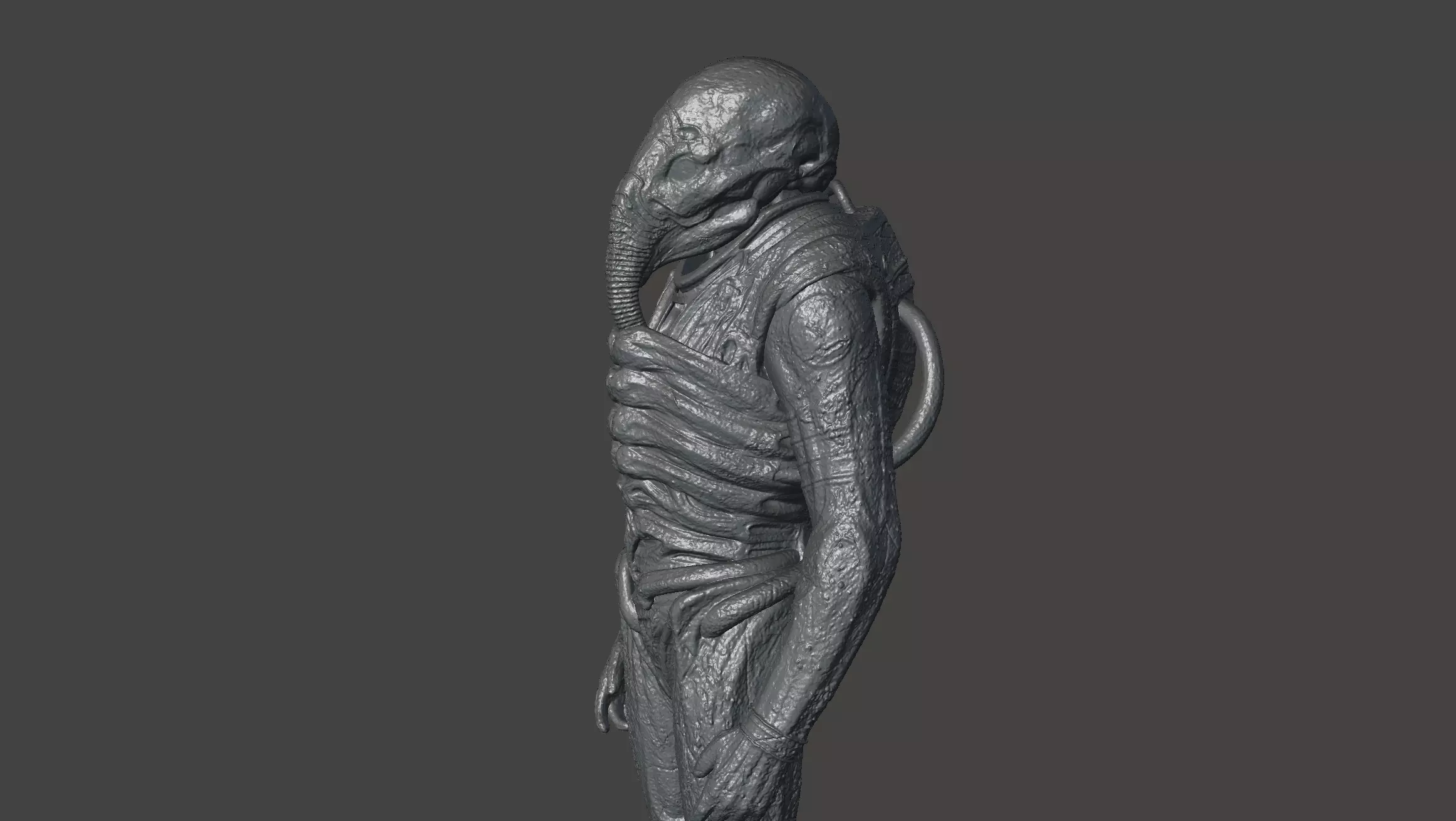 PROMETHEUS ENGINEER - COVENANT SPACE JOCKEY Aliens Fireteam STL 3D print model_0
