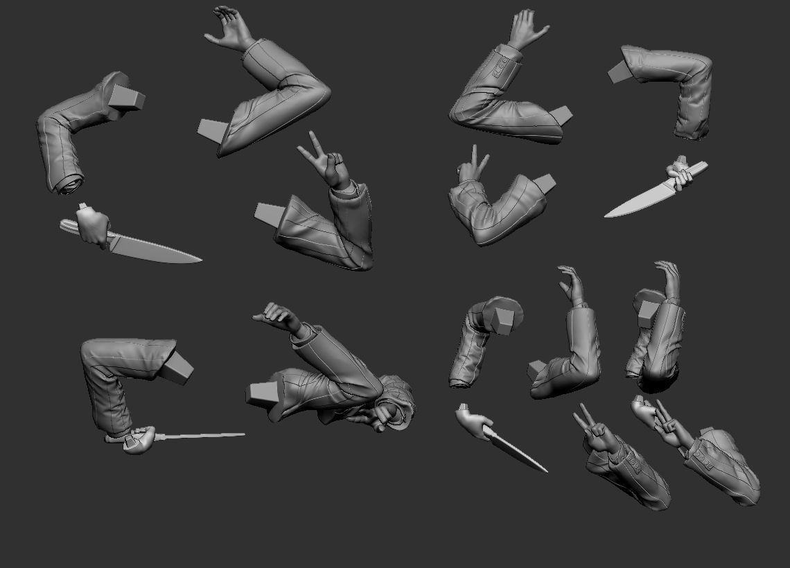 wednesday addams 3D print model_9