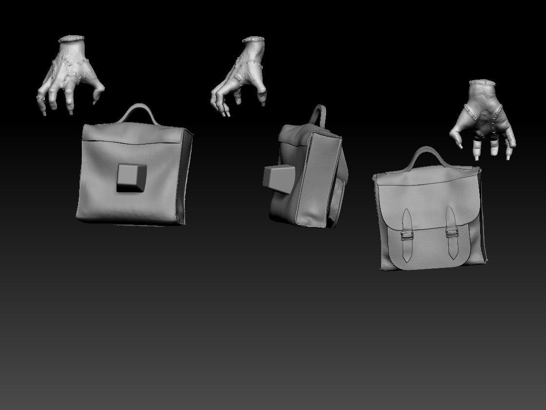 wednesday addams 3D print model_10