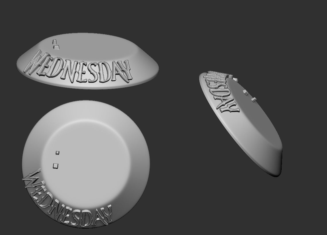 wednesday addams 3D print model_6