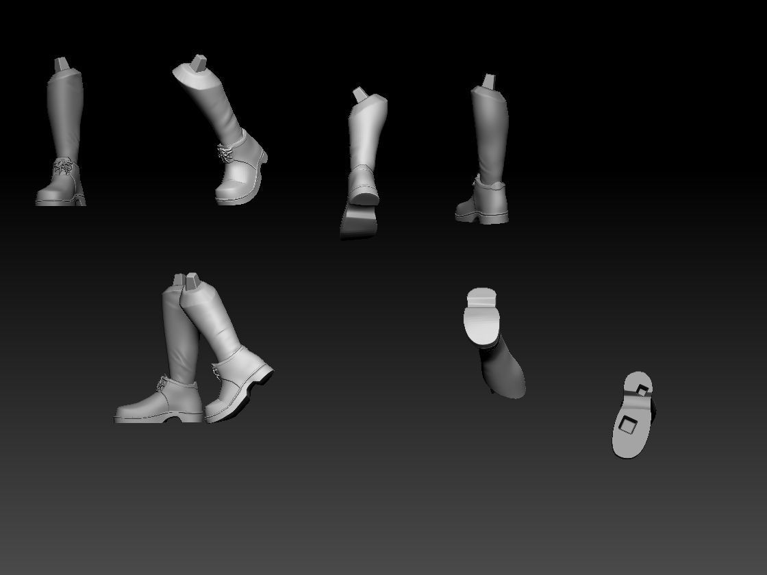 wednesday addams 3D print model_4