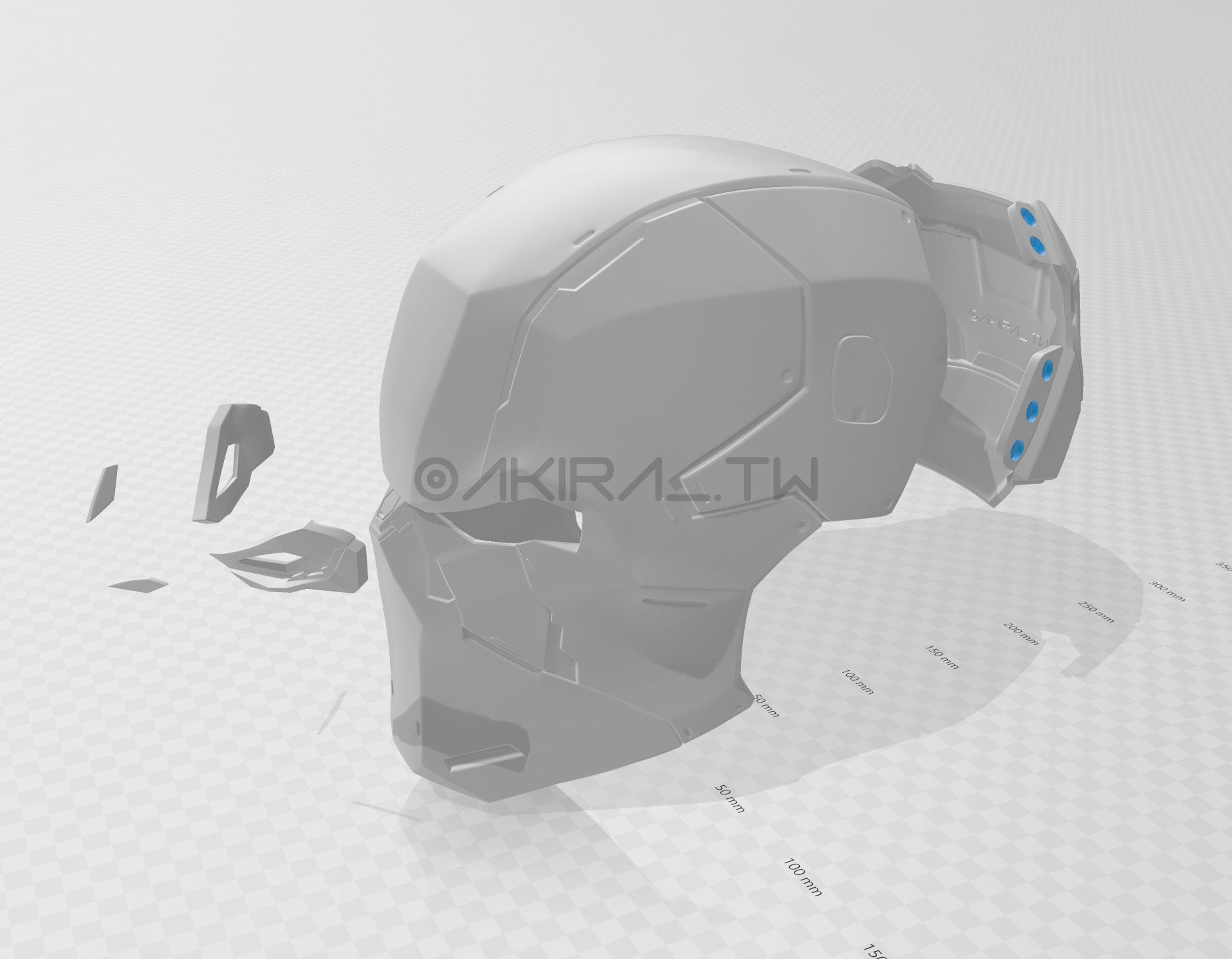Batman Gotham Knights Red Hood Metal Helmet Cosplay 3D print model_8
