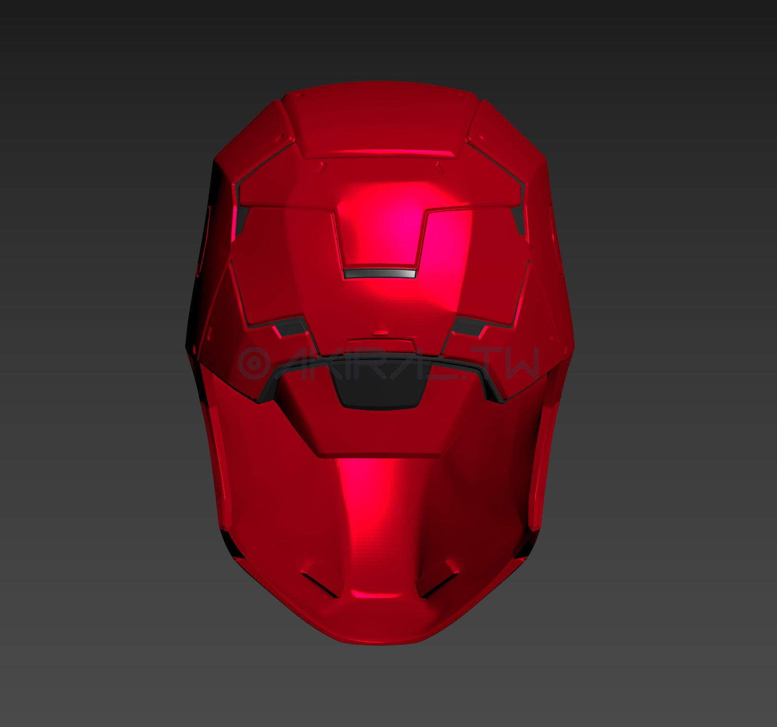 Batman Gotham Knights Red Hood Metal Helmet Cosplay 3D print model_5