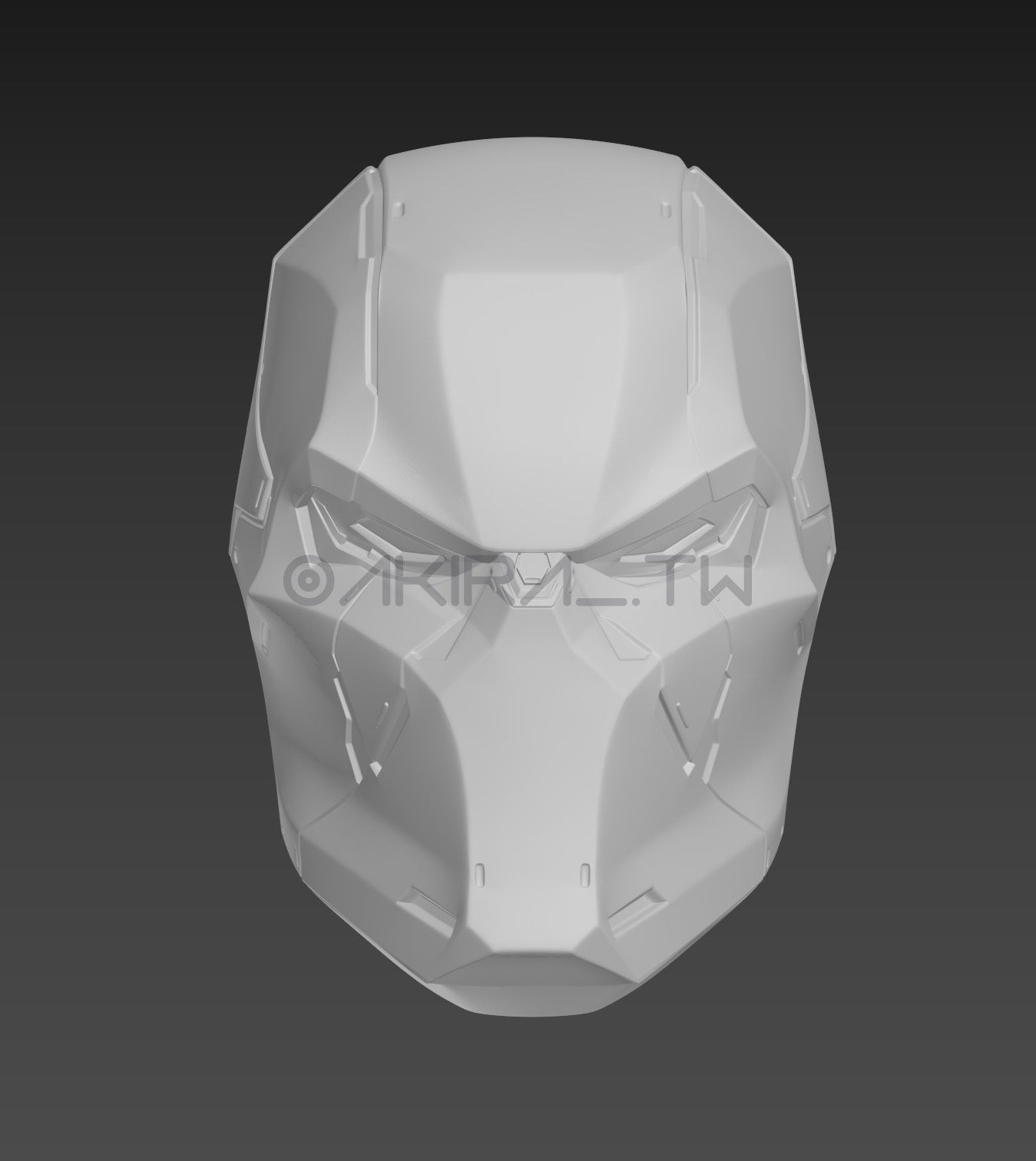 Batman Gotham Knights Red Hood Metal Helmet Cosplay 3D print model_6