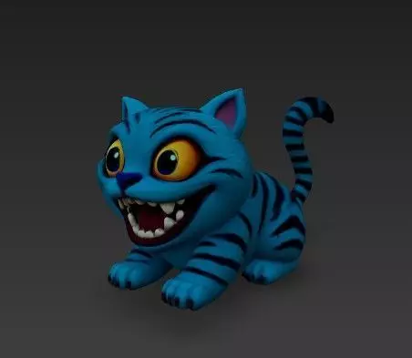 Derpy Tiger Kpop Demon Hunters Netflix 3D print model_0