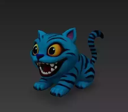 Derpy Tiger Kpop Demon Hunters Netflix 3D print model