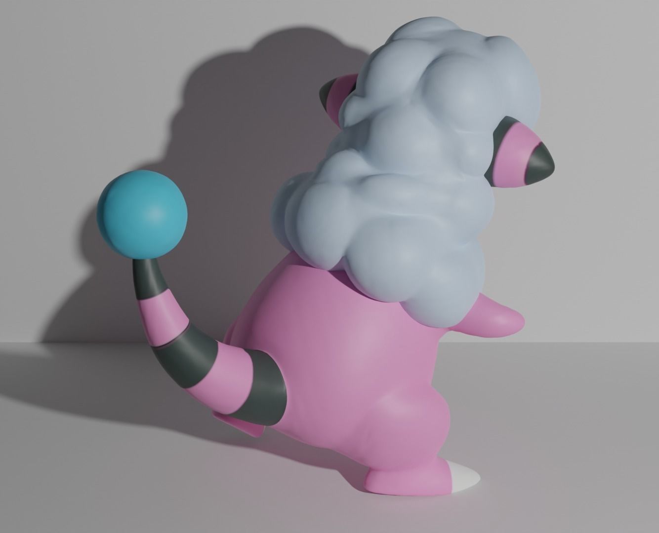Mareep Flaaffy Ampharos and Mega Ampharos 3D print model 3D print model_8