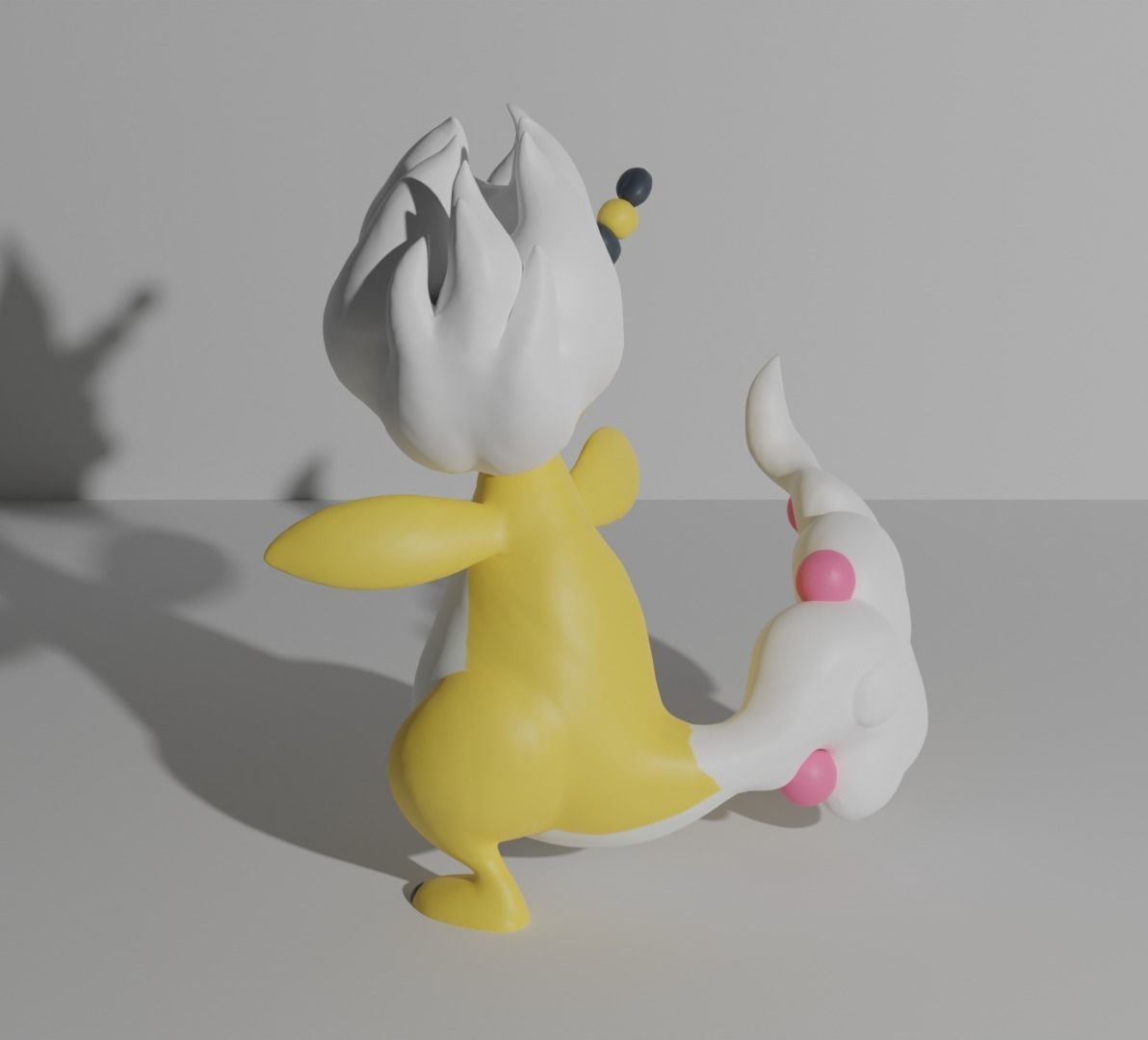 Mareep Flaaffy Ampharos and Mega Ampharos 3D print model 3D print model_15