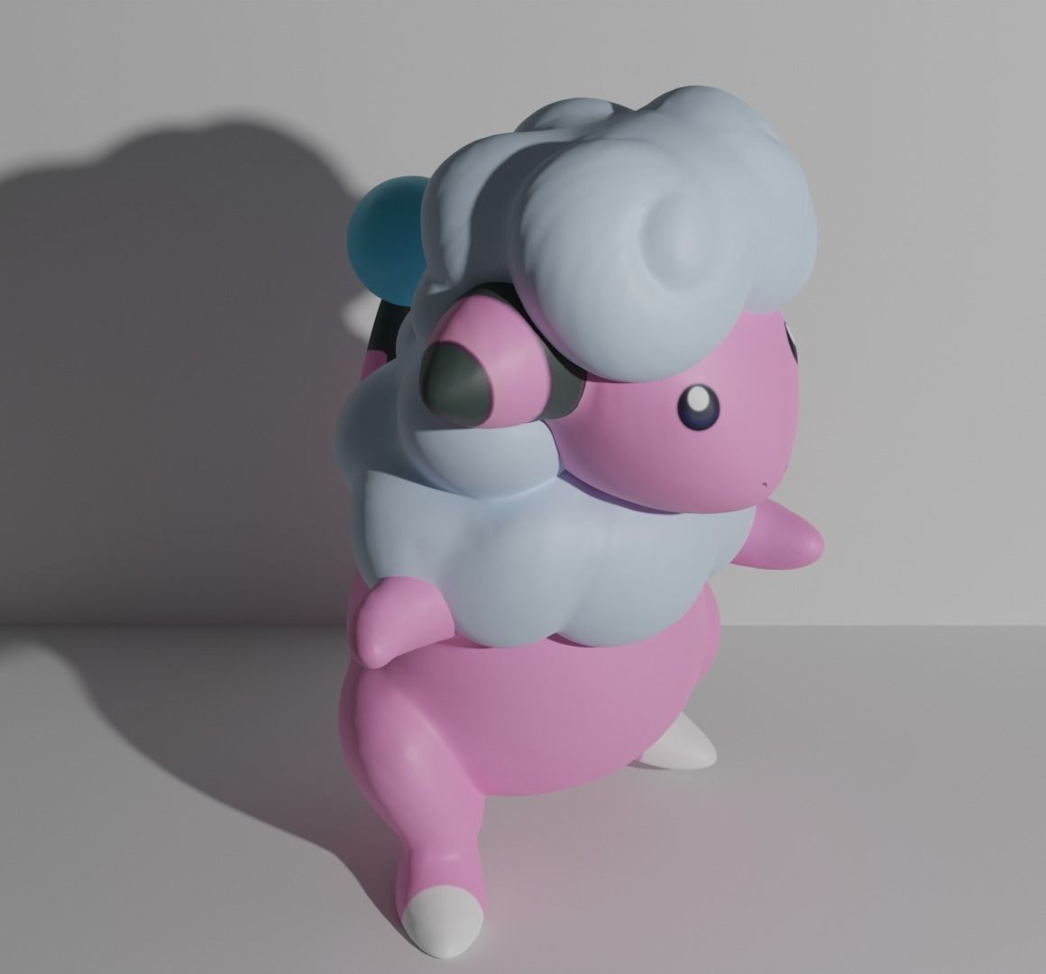 Mareep Flaaffy Ampharos and Mega Ampharos 3D print model 3D print model_7