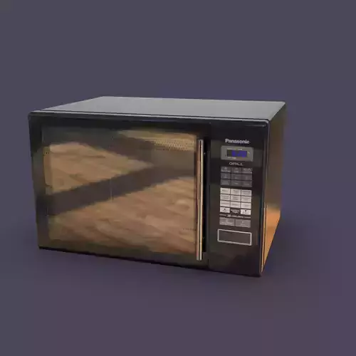 Microwave oven PBR kitchen assets