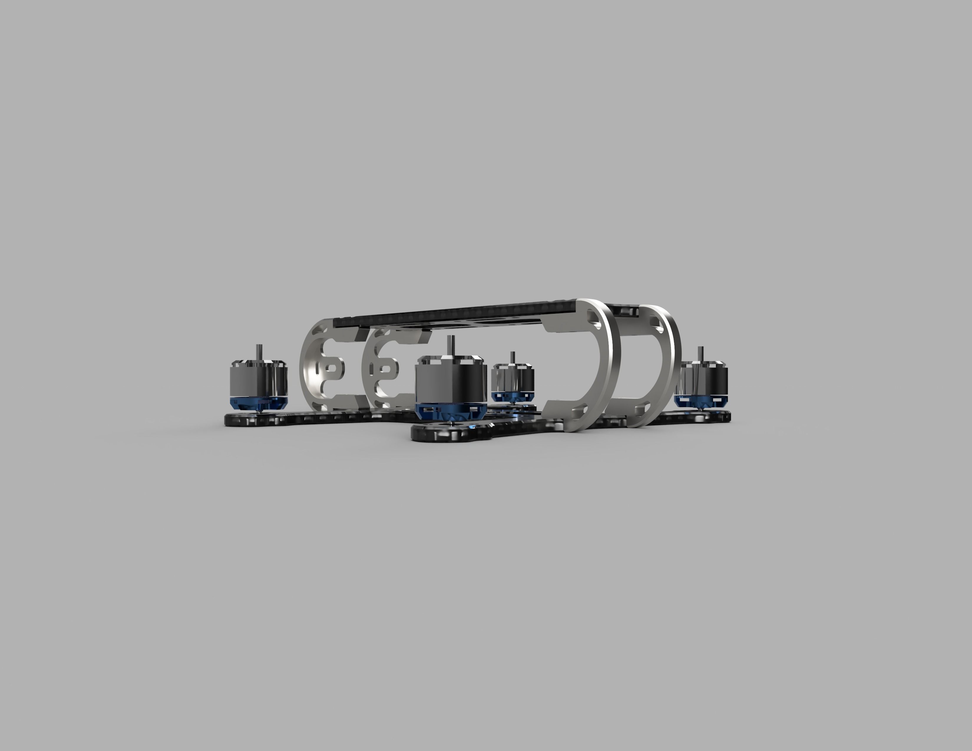 Racing FPV Drone Frame 3 3D Printing 3D print model_7