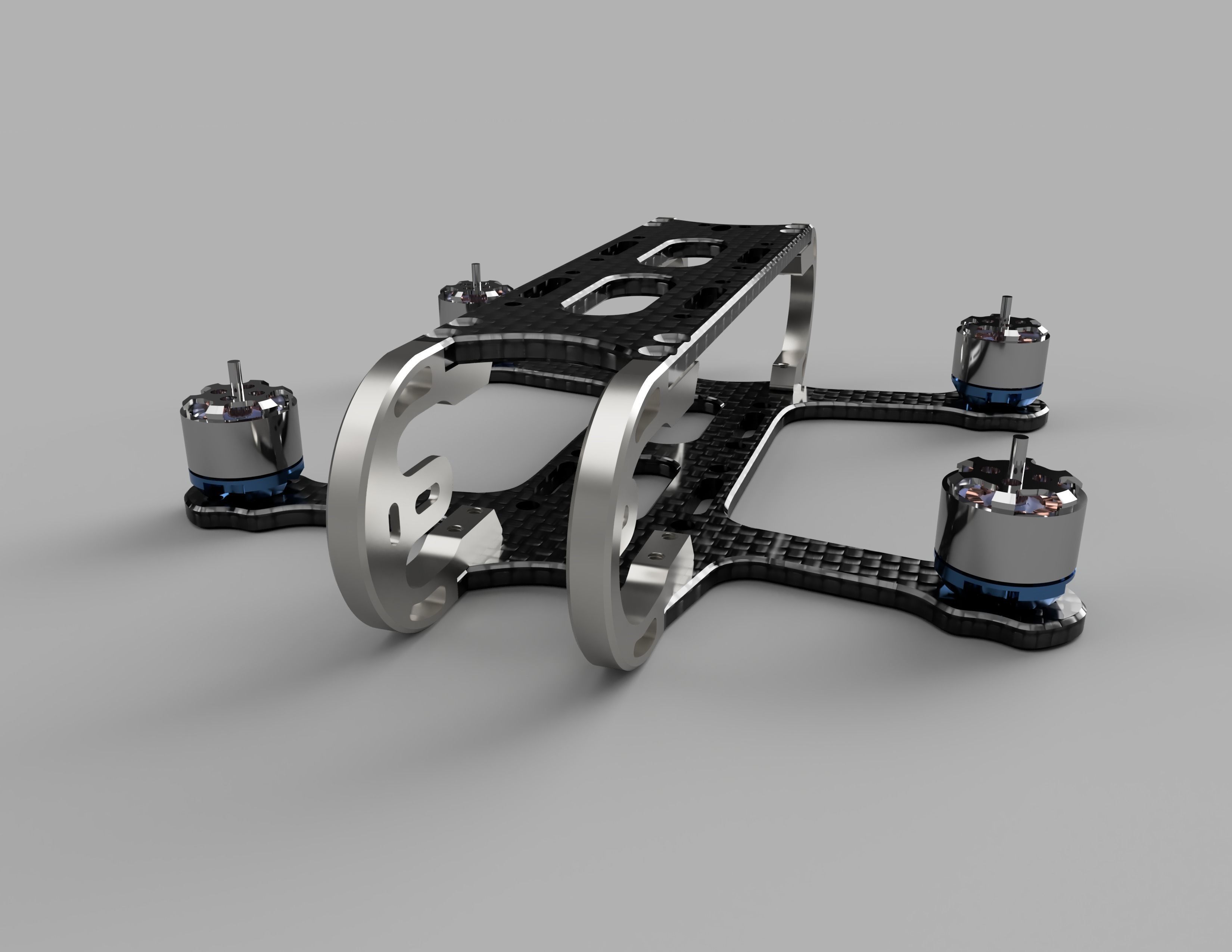 Racing FPV Drone Frame 3 3D Printing 3D print model_1