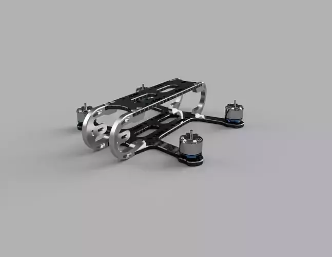 Racing FPV Drone Frame 3 3D Printing 3D print model