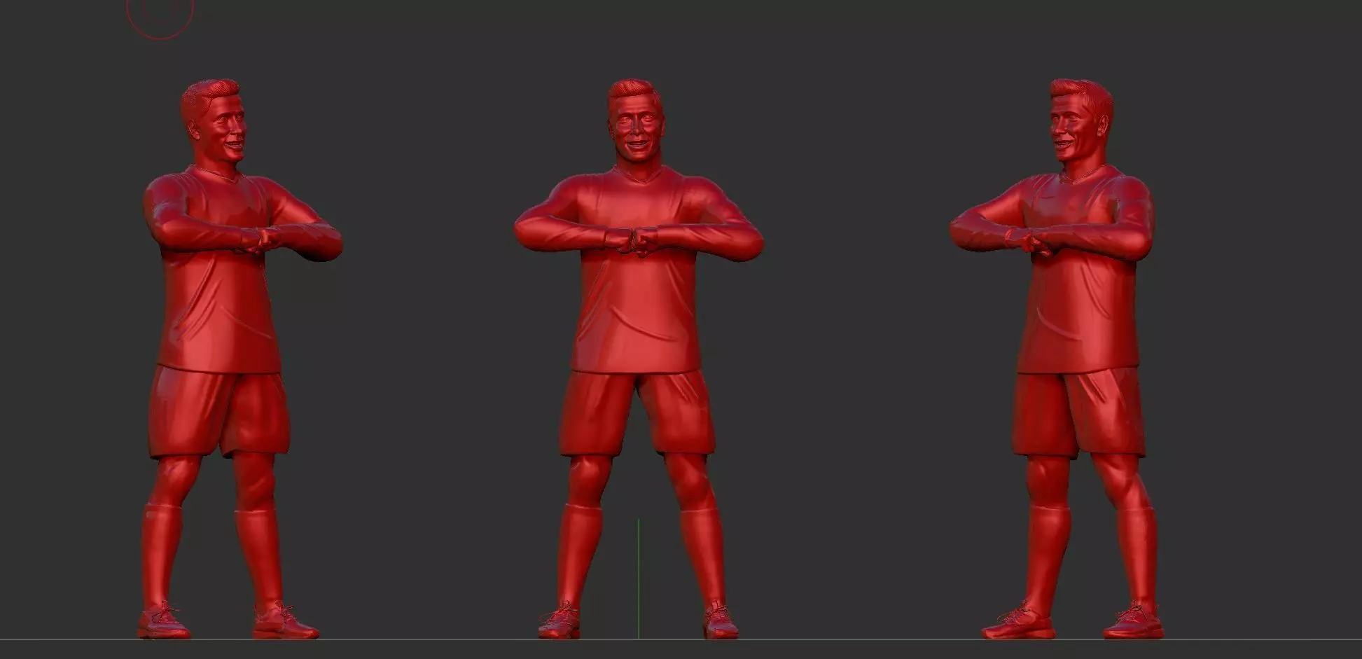 Robert Lewandowski 3D print model