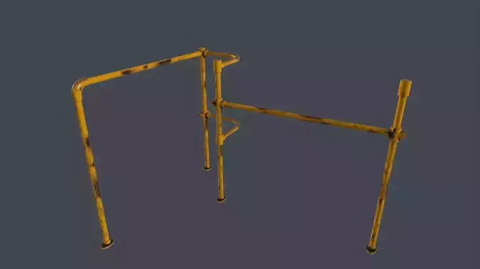 Modular Handrails 3D Model