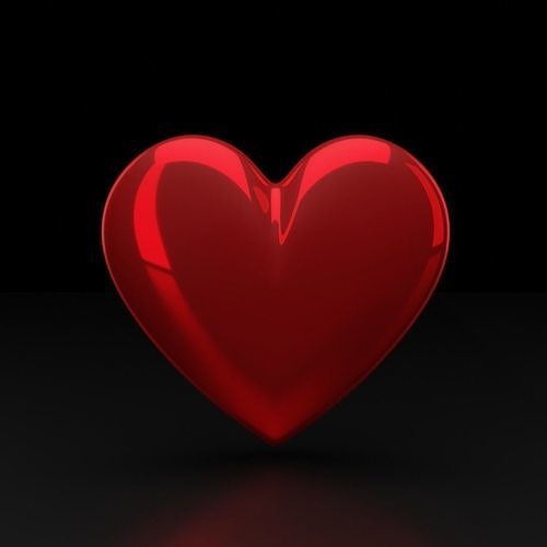 Heart Shape 001 Low-poly 3D model